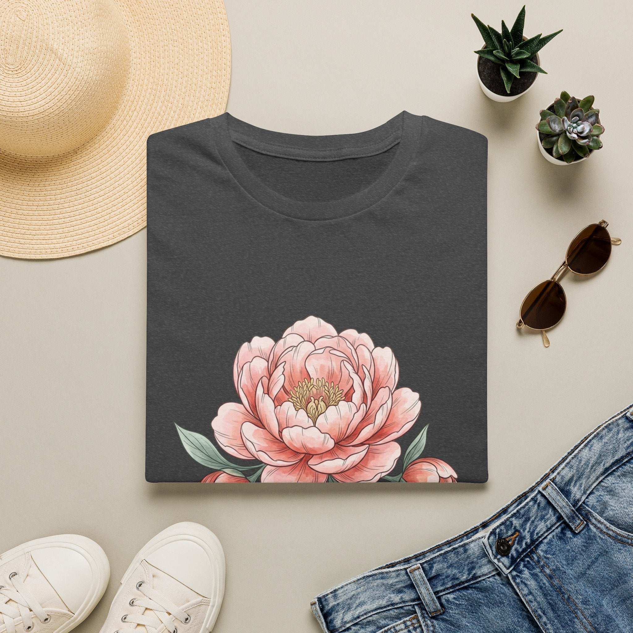 Floral Peony "Delicate-ish" T-Shirt