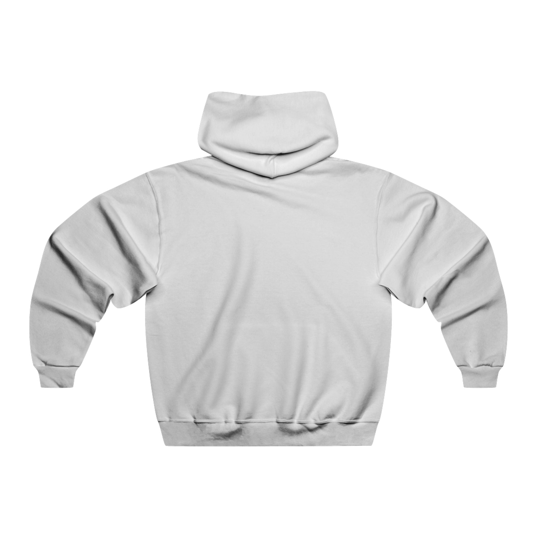 Customizable Hoodie — Men's Plain NUBLEND® Hooded Sweatshirt (Add Text or Logo)
