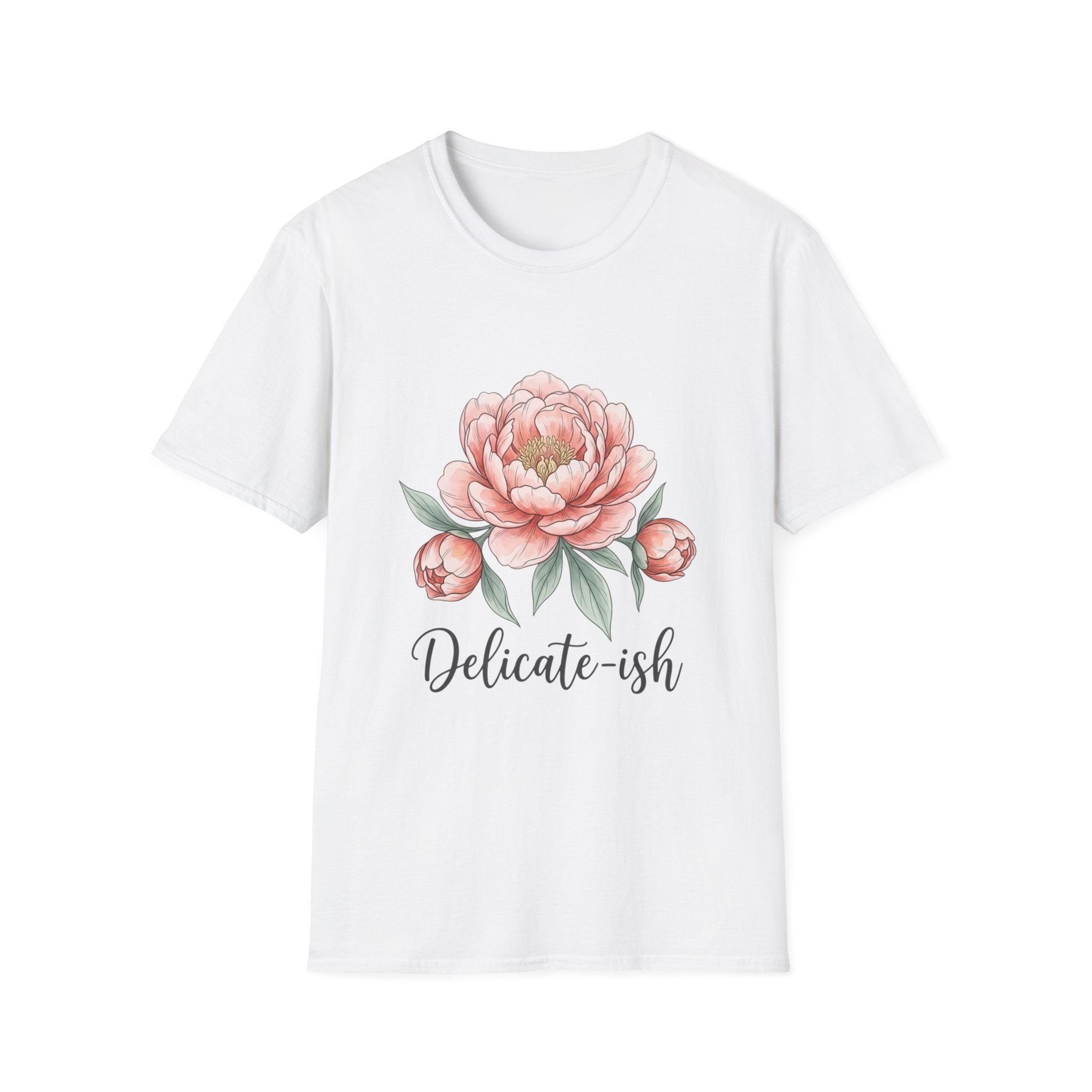 Floral Peony "Delicate-ish" T-Shirt