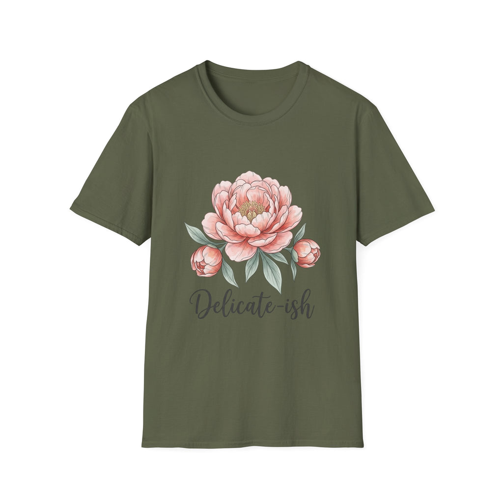 Floral Peony "Delicate-ish" T-Shirt