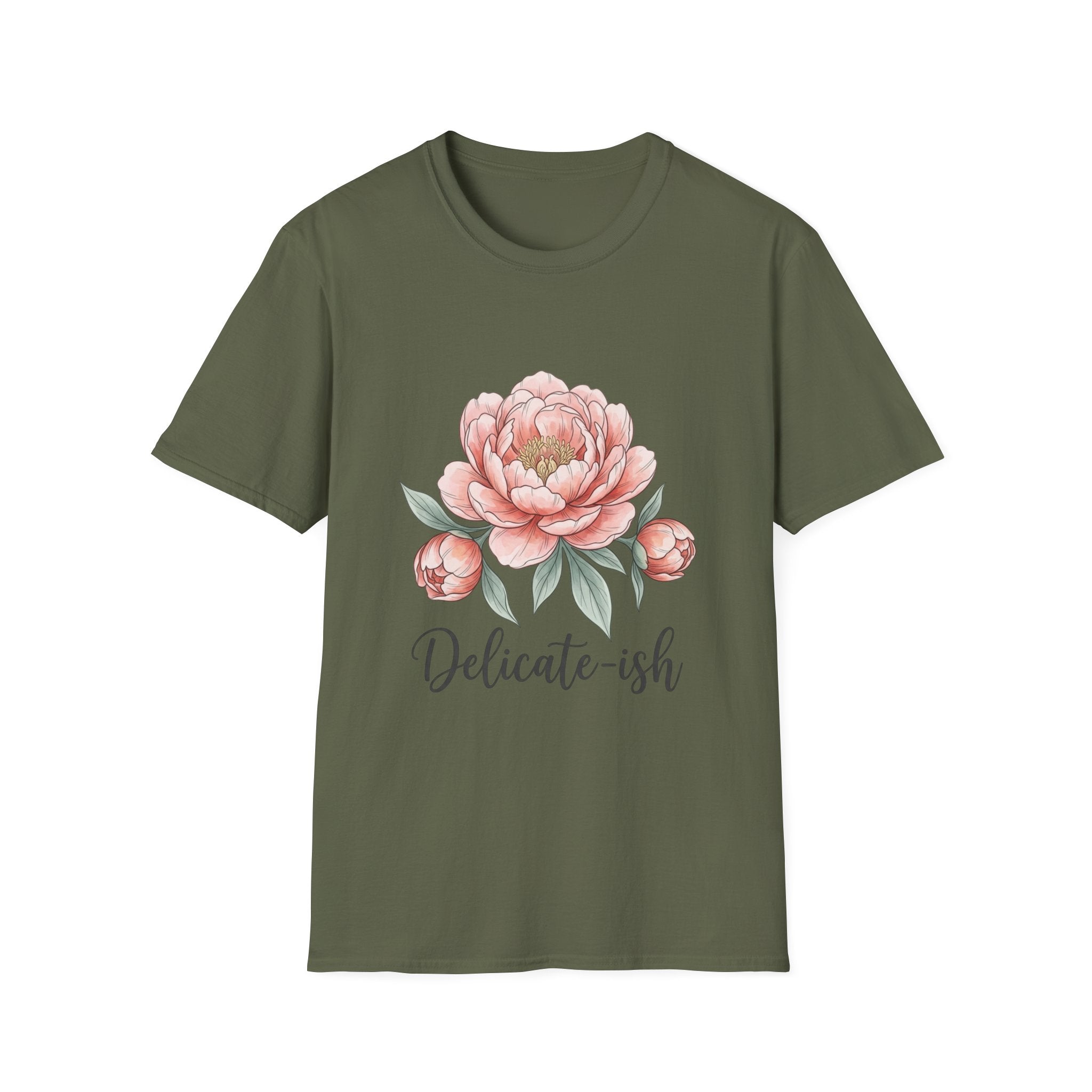 Floral Peony "Delicate-ish" T-Shirt