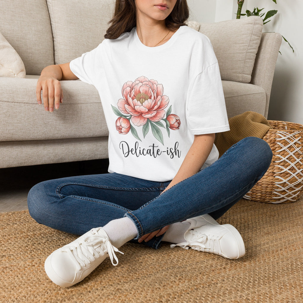 Floral Peony "Delicate-ish" T-Shirt