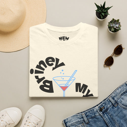 Cocktail Graphic T-Shirt — 'Take a Sip' Martini Design