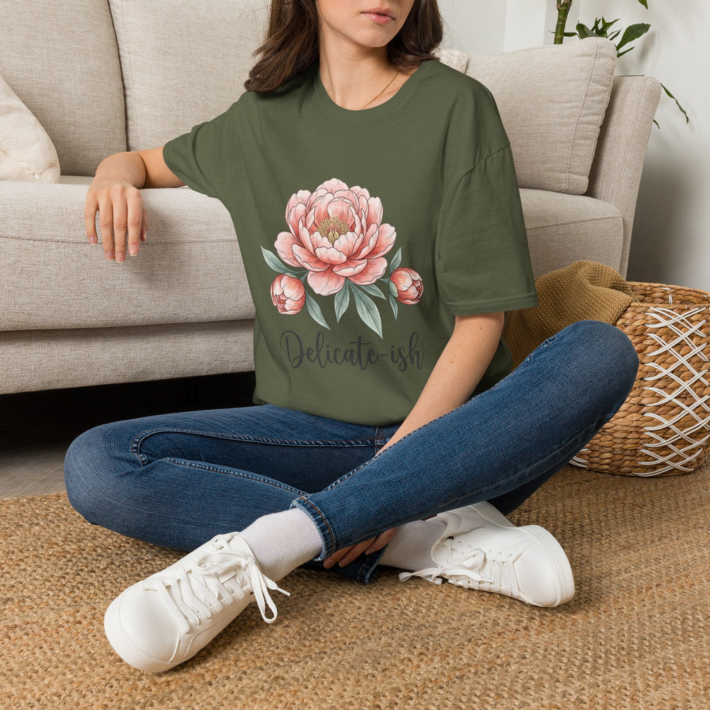 Floral Peony "Delicate-ish" T-Shirt
