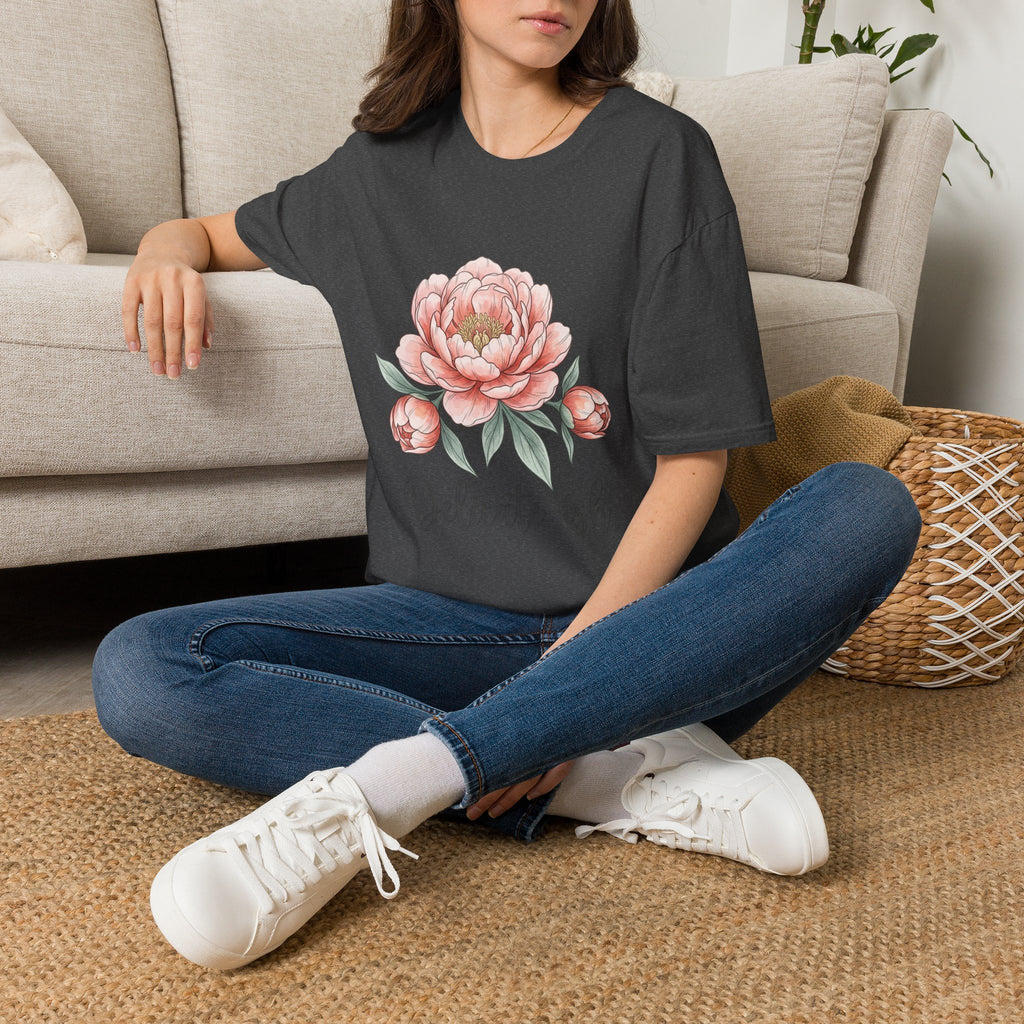 Floral Peony "Delicate-ish" T-Shirt
