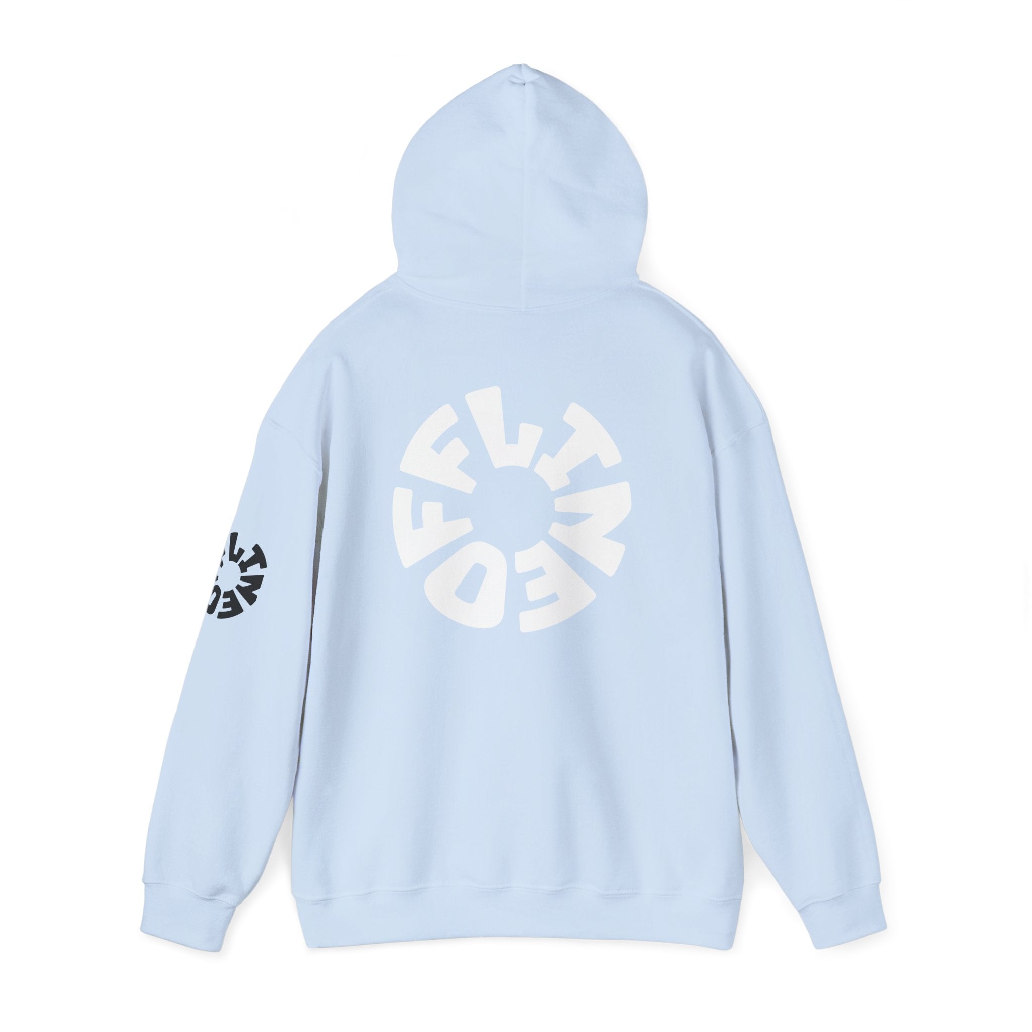 Hoodie — Retro Pink Circular 'FUN' Graphic Pullover